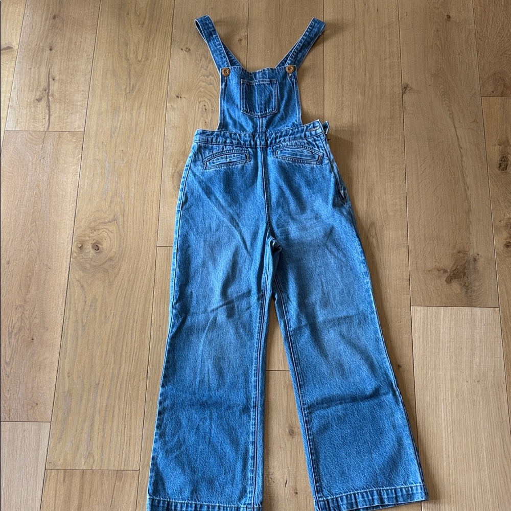 ROLLA'S Blue Retro Wide Leg Jumpsuit Overall - Picture 1 of 8